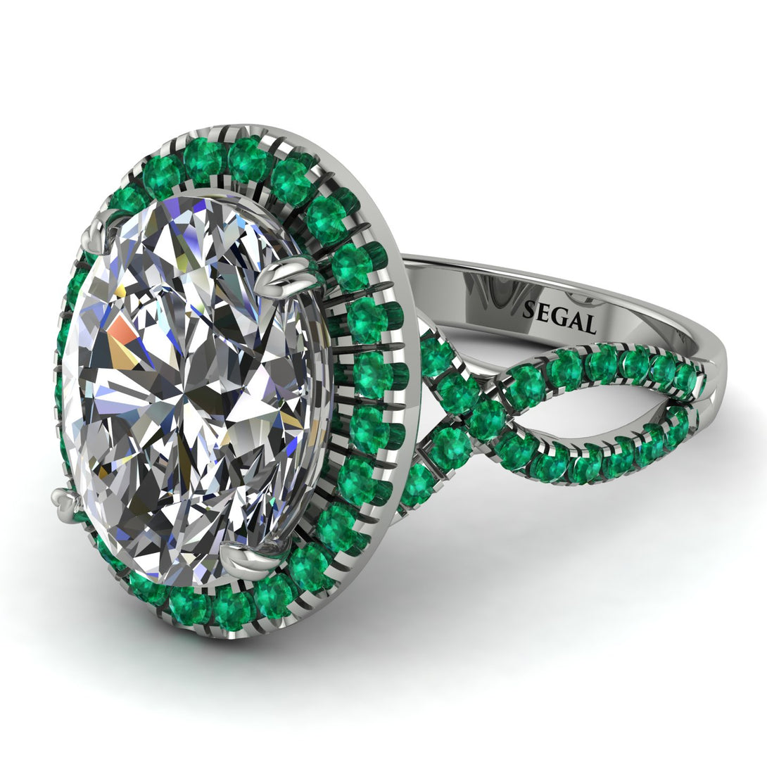 Glamorous Oval Diamond Ring - Jordyn No. 18