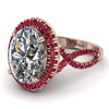 Glamorous Oval Diamond Ring - Jordyn No. 47