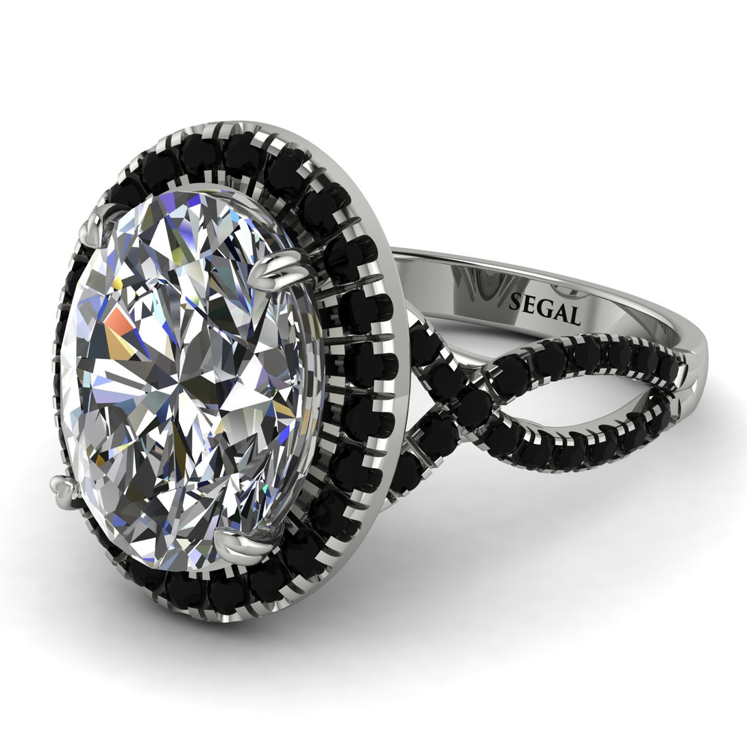 Glamorous Oval Diamond Ring - Jordyn No. 33