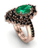 Glamorous Oval Emerald Bridal Set - Emily No. 35 image 1