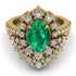 Glamorous Oval Emerald Bridal Set - Emily No. 4 image 2