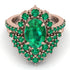 Glamorous Oval Emerald Bridal Set - Emily No. 20 image 2