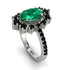Glamorous Oval Emerald Ring - Emily No. 36