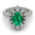 Glamorous Oval Emerald Ring - Emily No. 6 image 2