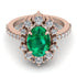 Glamorous Oval Emerald Ring - Emily No. 5 image 2