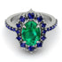 Glamorous Oval Emerald Ring - Emily No. 66 image 2