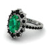Glamorous Oval Emerald Ring - Emily No. 36 image 3