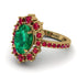 Glamorous Oval Emerald Ring - Emily No. 49