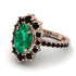Glamorous Oval Emerald Ring - Emily No. 35 image 3