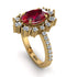 Glamorous Oval Ruby Ring - Emily No. 10 image 1