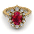Glamorous Oval Ruby Ring - Emily No. 10 image 2