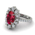 Glamorous Oval Ruby Ring - Emily No. 12 image 3