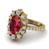 Glamorous Oval Ruby Ring - Emily No. 10 image 3