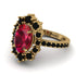 Glamorous Oval Ruby Ring - Emily No. 40