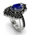 Glamorous Oval Sapphire Bridal Set - Emily No. 45