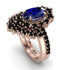 Glamorous Oval Sapphire Bridal Set - Emily No. 44 image 1