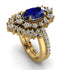 Glamorous Oval Sapphire Bridal Set - Emily No. 13 image 1