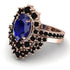 Glamorous Oval Sapphire Bridal Set - Emily No. 44 image 3