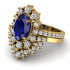 Glamorous Oval Sapphire Bridal Set - Emily No. 13 image 3