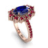 Glamorous Oval Sapphire Ring - Emily No. 59