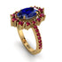Glamorous Oval Sapphire Ring - Emily No. 58