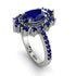 Glamorous Oval Sapphire Ring - Emily No. 75