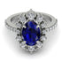 Glamorous Oval Sapphire Ring - Emily No. 15 image 2