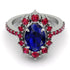 Glamorous Oval Sapphire Ring - Emily No. 60 image 2