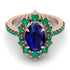Glamorous Oval Sapphire Ring - Emily No. 29 image 2