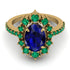 Glamorous Oval Sapphire Ring - Emily No. 28 image 2