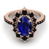 Glamorous Oval Sapphire Ring - Emily No. 44 image 2