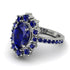 Glamorous Oval Sapphire Ring - Emily No. 75