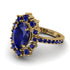 Glamorous Oval Sapphire Ring - Emily No. 73 image 3