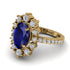 Glamorous Oval Sapphire Ring - Emily No. 13