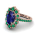 Glamorous Oval Sapphire Ring - Emily No. 29