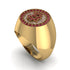 Glamorous Ruby Bitcoin Ring - Dominic No. 31 image 1