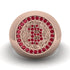 Glamorous Ruby Bitcoin Ring - Dominic No. 32