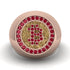 Glamorous Ruby Bitcoin Ring - Dominic No. 29 image 2