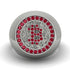 Glamorous Ruby Bitcoin Ring - Dominic No. 36