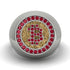 Glamorous Ruby Bitcoin Ring - Dominic No. 30