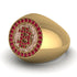 Glamorous Ruby Bitcoin Ring - Dominic No. 31