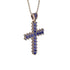 Glamorous Sapphire Cross Pendant - Raymond No. 14 image 2