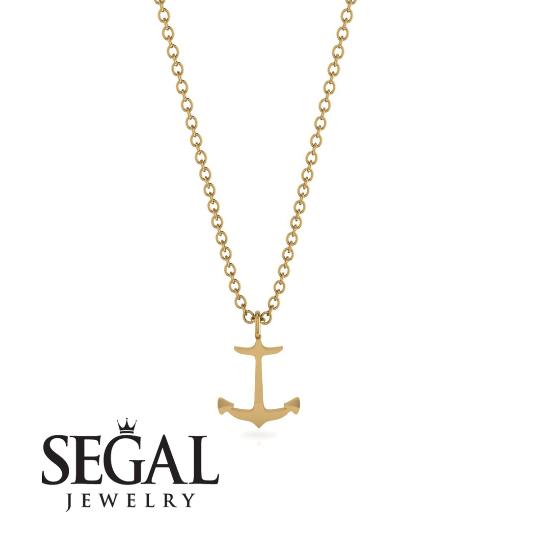 Gold Anchor Necklace - Anchor No. 1