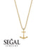 Gold Anchor Necklace - Anchor No. 1 image 4