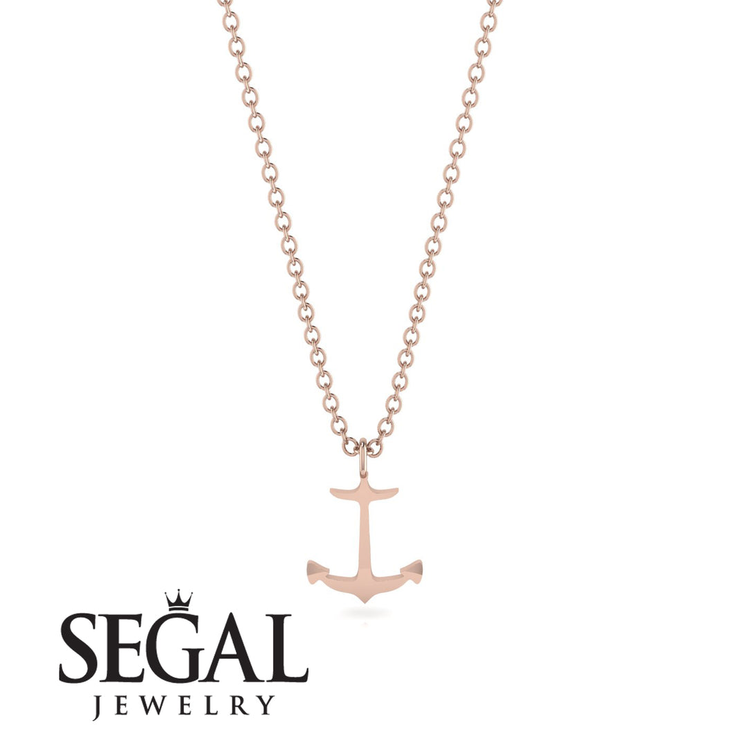 Gold Anchor Necklace - Anchor No. 2