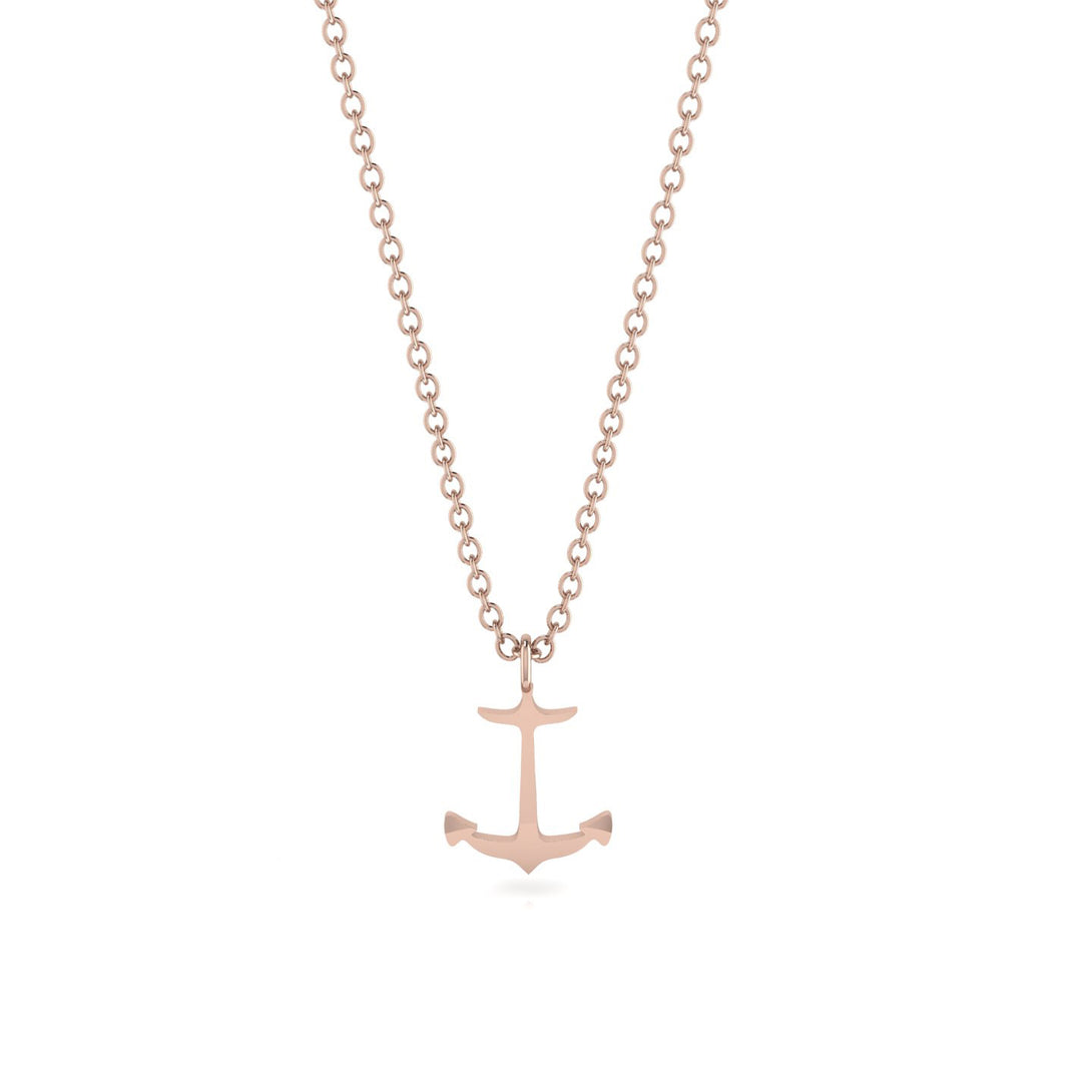 Gold Anchor Necklace - Anchor No. 2