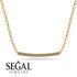 Gold Diamond Necklace Bar - Lilyana No. 1