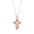 Gold Halo Cross Necklace - Gideon No. 2