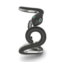 Gorgeous Black Diamond Snake Bracelet - Ronald No. 15 image 1