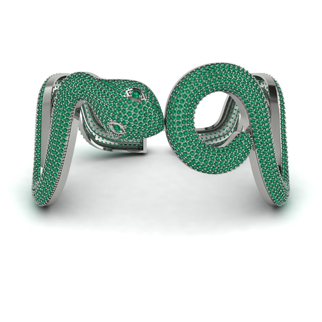 Gorgeous Emerald Snake Bracelet - Ronald No. 9